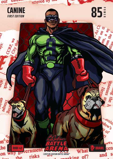 Brawl Red Headlines Battlefoil