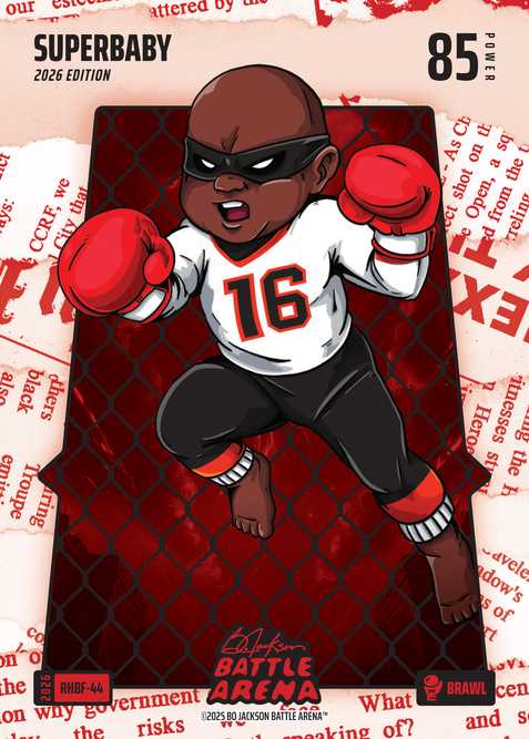 Brawl Red Headlines Battlefoil