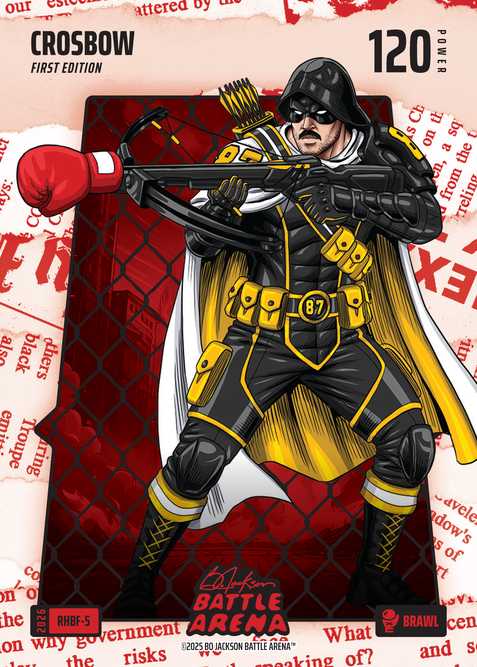 Brawl Red Headlines Battlefoil