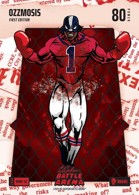 Brawl Red Headlines Battlefoil