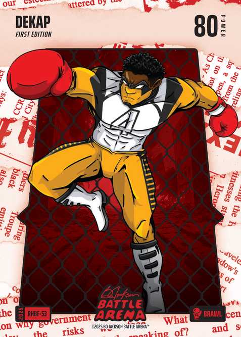 Brawl Red Headlines Battlefoil