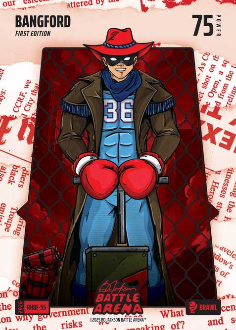 Brawl Red Headlines Battlefoil