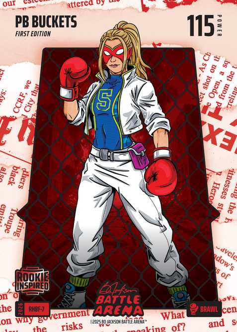 Brawl Red Headlines Battlefoil