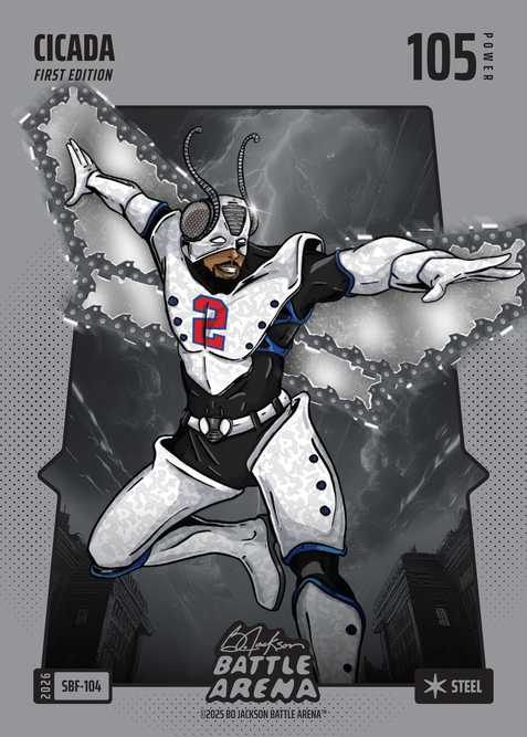 Steel Silver Battlefoil