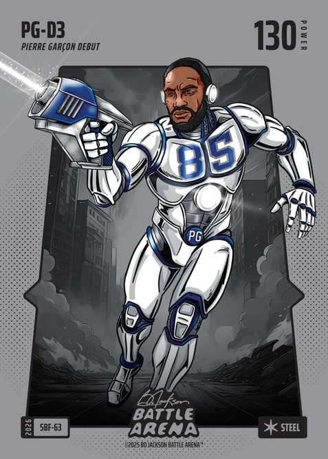 Steel Silver Battlefoil