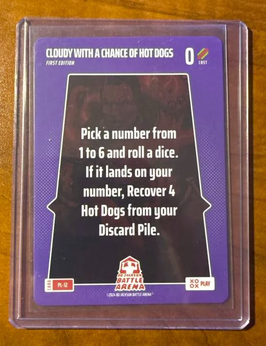 2024 Alpha Edition Cloudy with a Chance of Hot Dogs PL-12