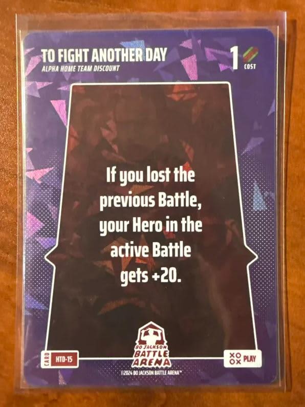 2025 Alpha Blast To Fight Another Day HTD-15
