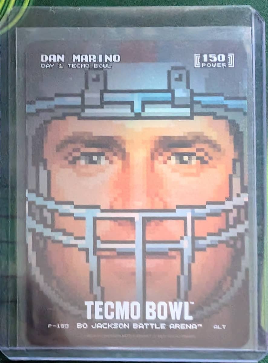 Dan Marino Pixel helmet