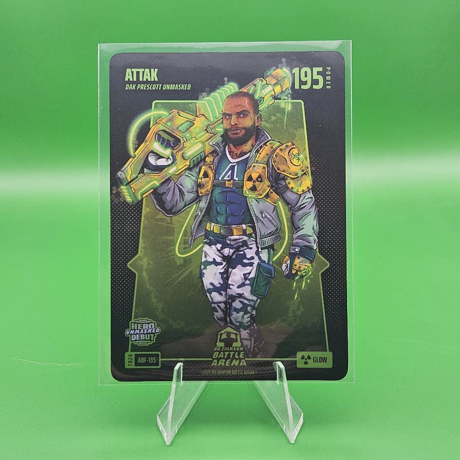 2026 Tecmo Attak Alpha Battlefoil Glow #ABF-135