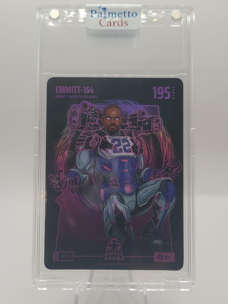 2026 Tecmo Bowl Edition Emmitt-164 Hex Alpha Battlefoil