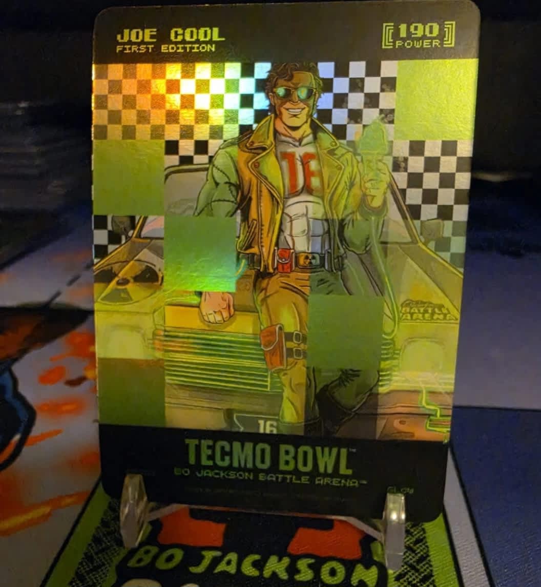 2026 Tecmo Bowl Edition Joe Cool Glow Big Pixel