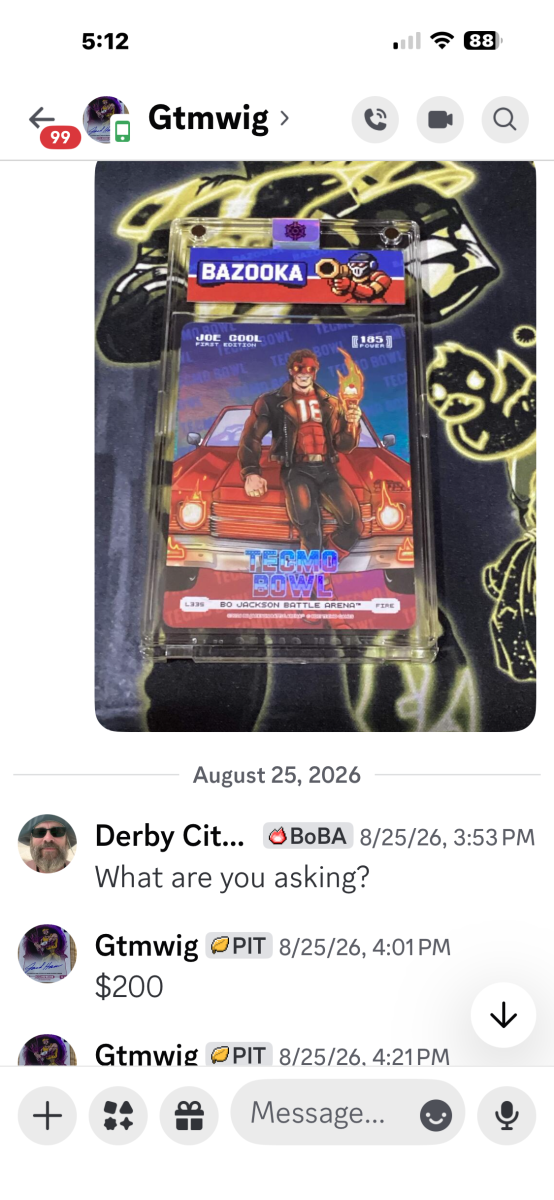 2026 Tecmo Bowl Edition Joe Cool Fire Logofoil