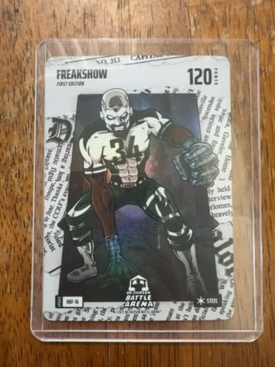 Bo Jackson Battle Arena 1st Edition Freakshow “Giannis” Headliner Battlefoil SP