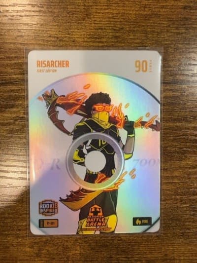 2025 Bo Jackson Battle Arena Risarcher Fire Fire Tracks Battlefoil #FT-101