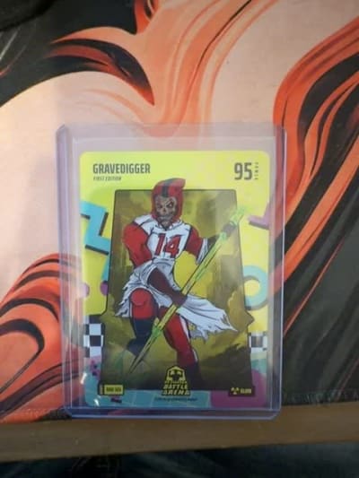 Gravedigger Glow 80's Rad Battlefoil 2025 Alpha Update #RAD-324