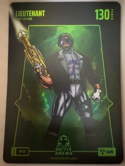 Lieutenant Glow Battlefoil 2025 Alpha Update #BF-91