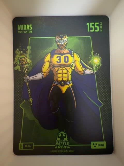 2025 Bo Jackson Battle Arena Midas Glow Battlefoil #BF-64