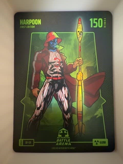 2025 Bo Jackson Battle Arena Harpoon Glow Battlefoil #BF-69