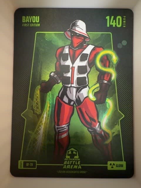 2025 Bo Jackson Battle Arena Bayou Glow Battlefoil #BF-78