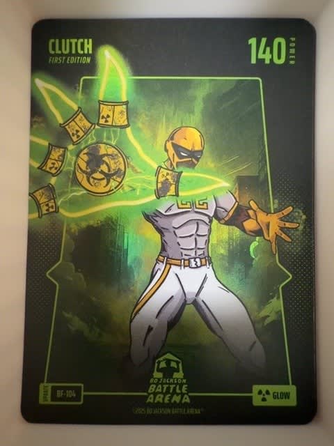 2025 Bo Jackson Battle Arena Clutch Glow Battlefoil #BF-104