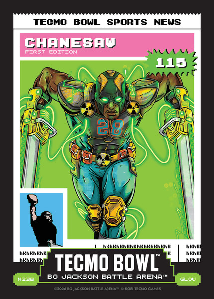 Glow Tecmo News Battlefoil