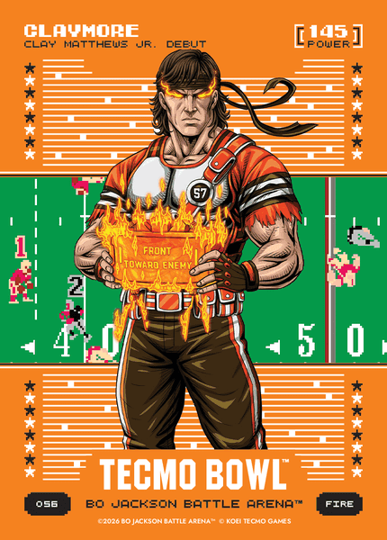 Fire Orange Battlefoil