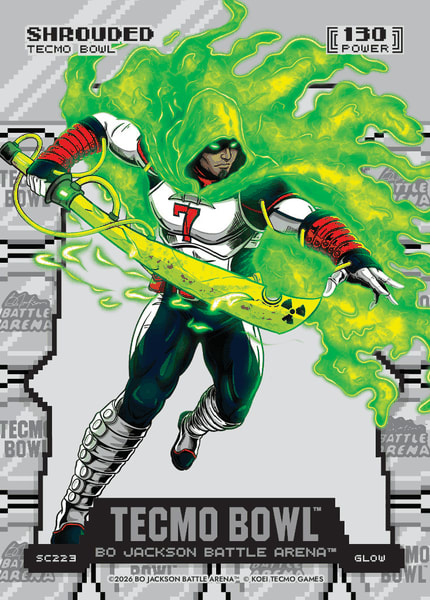 Glow Silver Coin Flip Battlefoil