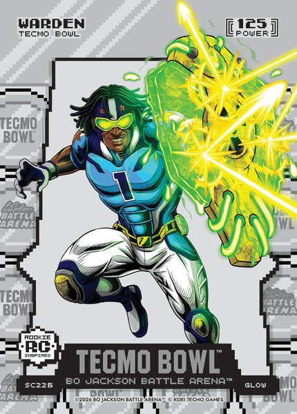 Glow Silver Coin Flip Battlefoil