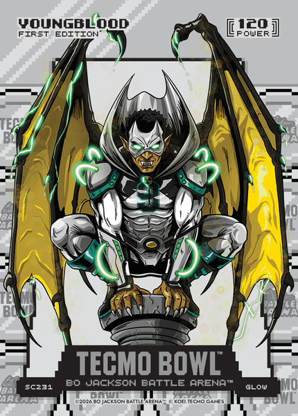 Glow Silver Coin Flip Battlefoil