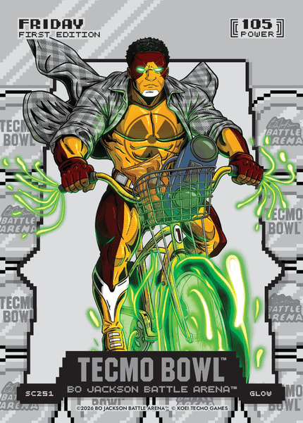 Glow Silver Coin Flip Battlefoil