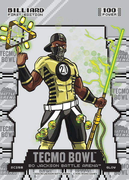 Glow Silver Coin Flip Battlefoil