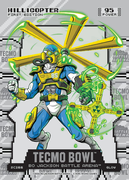 Glow Silver Coin Flip Battlefoil