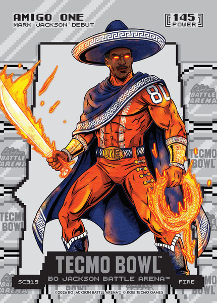 Fire Silver Coin Flip Battlefoil