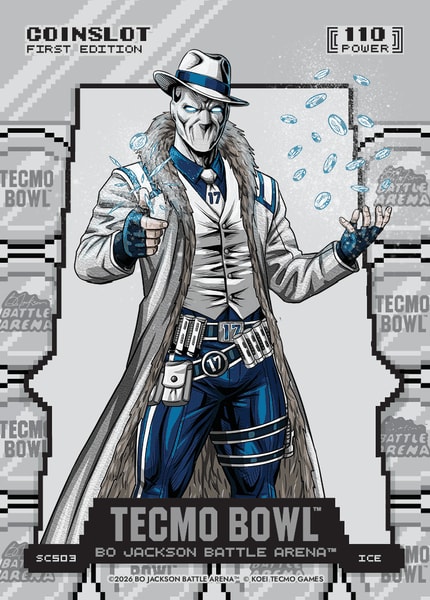 Ice Silver Coin Flip Battlefoil