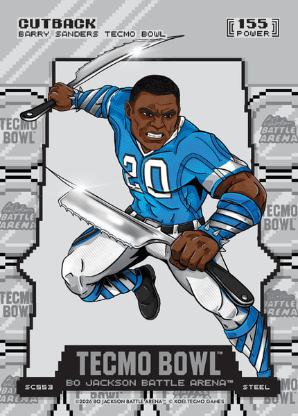 Steel Silver Coin Flip Battlefoil