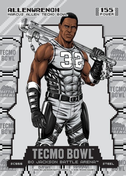 Steel Silver Coin Flip Battlefoil