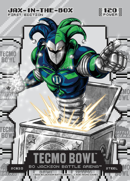 Steel Silver Coin Flip Battlefoil