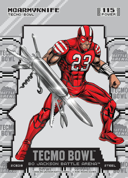 Steel Silver Coin Flip Battlefoil