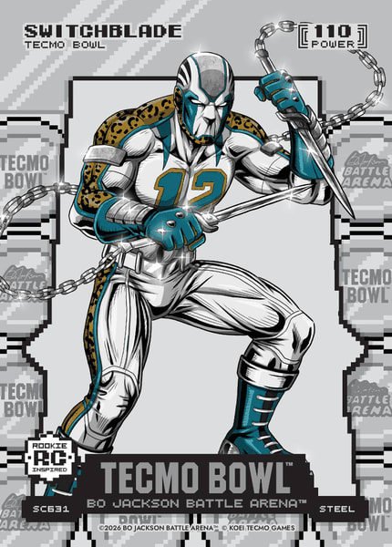 Steel Silver Coin Flip Battlefoil