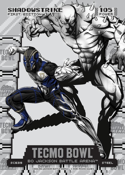 Steel Silver Coin Flip Battlefoil