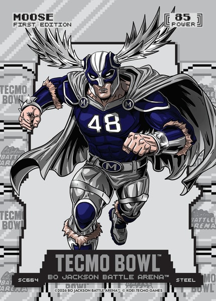 Steel Silver Coin Flip Battlefoil