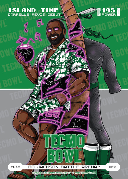 Hex Tecmo Bowl Logofoil