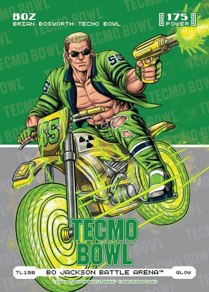 Glow Tecmo Bowl Logofoil