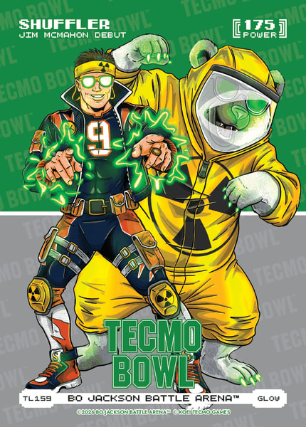 Glow Tecmo Bowl Logofoil