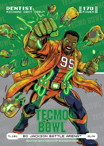 Glow Tecmo Bowl Logofoil