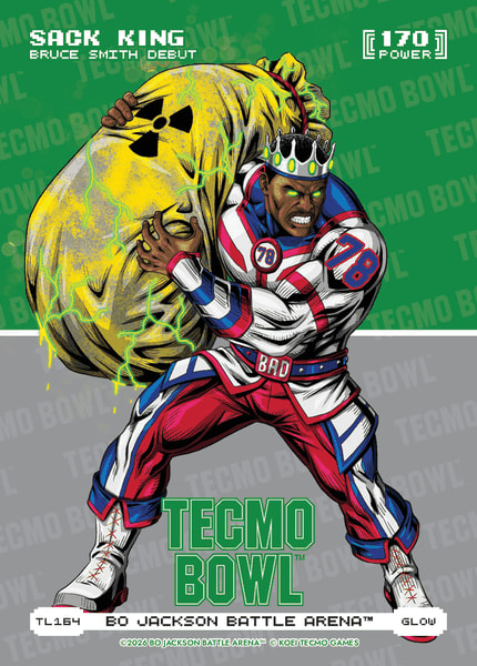 Glow Tecmo Bowl Logofoil