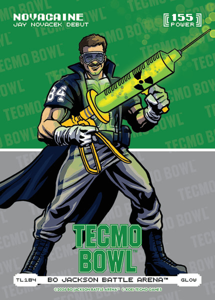 Glow Tecmo Bowl Logofoil