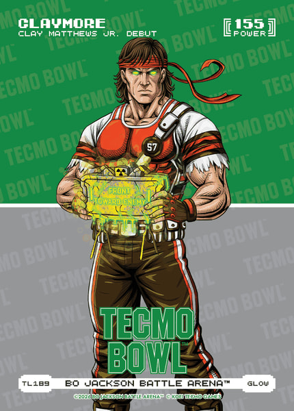 Glow Tecmo Bowl Logofoil