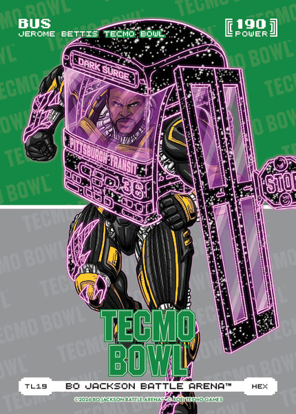 Hex Tecmo Bowl Logofoil