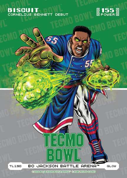 Glow Tecmo Bowl Logofoil